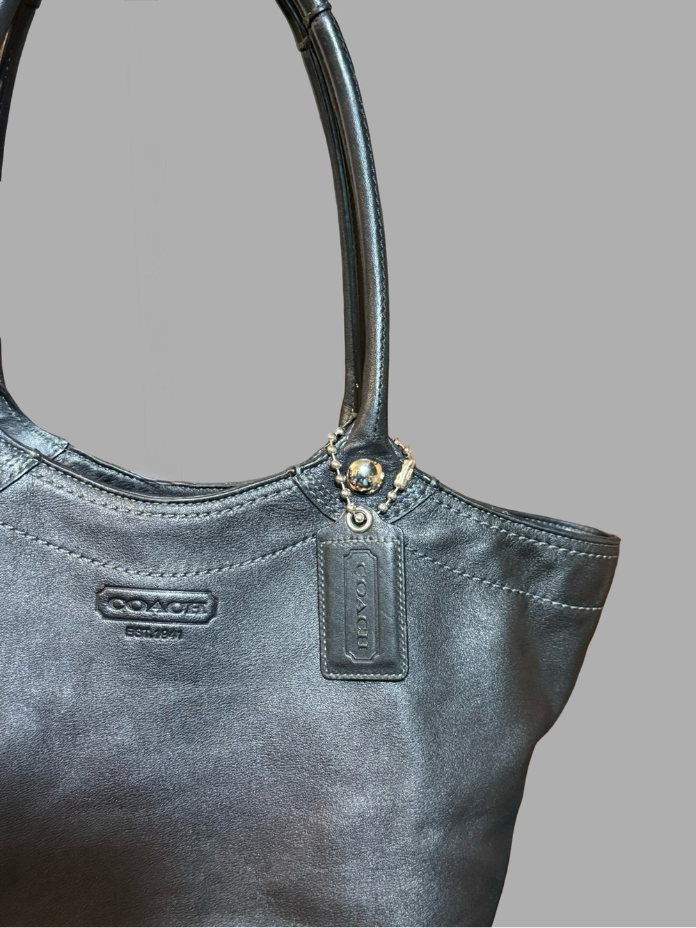 Coach Bleecker Legacy Tote Bag - Style F14383 - Picture 8 of 9